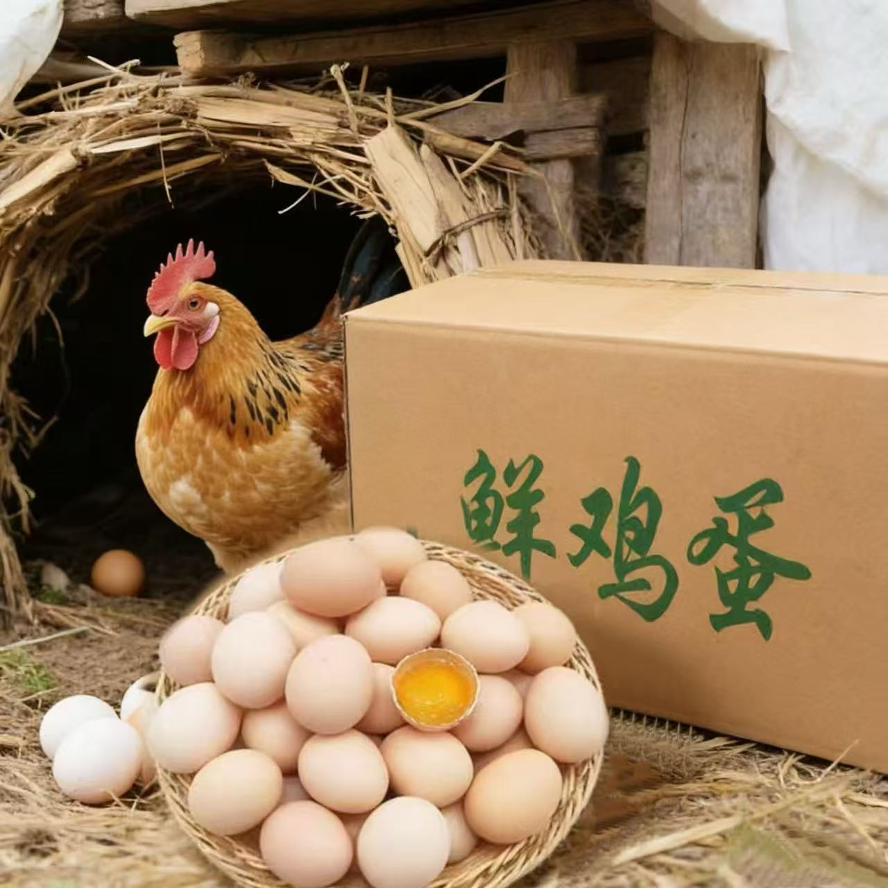 大名县中冀新安鲜鸡蛋360枚/箱